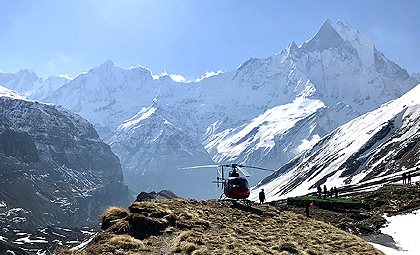 Annapurna Base Camp Helicopter trek