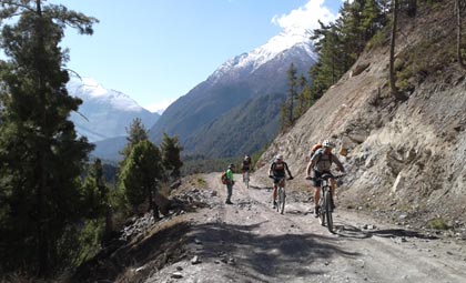 Jomsom - Pokhara Mountain Bike Tour