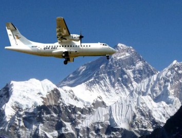 Mountain Flight in Nepal