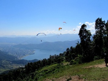 Paragliding in Nepal